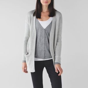 Lululemon Vestigan Grey Cardigan Sweater
